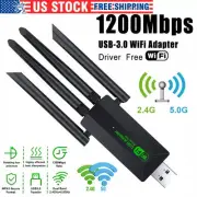 1200Mbps WiFi USB 3.0 Dongle Signal Extender Wireless Internet Repeater Booster※