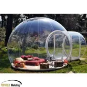 Stargaze Outdoor Single Tunnel Inflatable Bubble Camping Tent with Blower