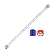 20"/50cm Airless Painting Spray Sprayer Gun Tip Extension Pole Rod Silver