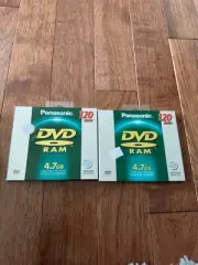 Panasonic DVD RAM 4.7 GB 120 Min Single Sided Rewritable LM-AF120U New Sealed