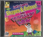 Let's Learn Shapes & Colors wtih Professor Rom (CD-ROM) WINDOWS
