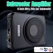 8'' Car Subwoofer Under-Seat 600W Amplifier Speakers Audio Sub Woofer Slim Box C