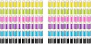 120 Pieces Finger Sponge Daubers Finger Painting Sponge Craft Drawing Sponge Dauber Set for Painting Art Ink Crafts