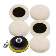 3 Inch Wool Buffer Wool Buffing Pad Lambwool Wool Buffing Polishing Pads Kit