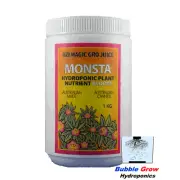 MONSTA BLOOM 1KG ORGANIC HYDROPONIC NUTRIENTS OZI MAGIC FLOWER BLOOM NUTRIENT