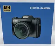 Digital Camera 48MP 4k Camera Vlogging Camera for YouTube 30FPS New Sealed Box