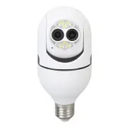 Light Bulb Camera Lens 2MP HD 5X Zoom Night E27 Base WiFi Surveilla