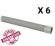 6x 1m Pool Hoses MX6, MX8 , T3, T5 ZODIAC / BARRACUDA POOL CLEANER GREY GENUINE