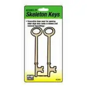 NEW HY-KO KC200 PACK OF (2) OLD STYLE NOTCHED SKELETON KEYS OVERTSOCK SALE PRICE