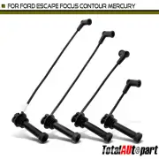 4Pcs Spark Plug Wire Set for Ford Escape 2001-2004 Focus Contour Mercury Mariner (for: Ford)