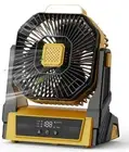 Instern Camping Fan with LED Lantern, 20000mAh Rechargeable Battery Operated Out
