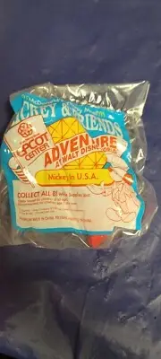 1993 Happy Meal Toy Mickey And Friends Adventure Epcot Mickey In USA Figure