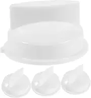 KITANDOVE 4pcs Microwave Oven Knobs Timer Control Button for Easy Replacement Compact Design for Streamlined Cooking Fits Microwaves Sturdy Material