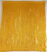 TRIMPLACE Flag Gold 12 Inch Rayon Chainette Fringe - Sold By The Yard