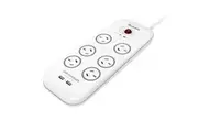 Huntkey SAC607 6 Outlet Surge Protected Powerboard 2 Powered USB Ports (2.4 AMP