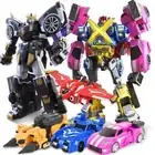 Mini Force Super Dinosaur Power Transformation Robot Toys Action Figures