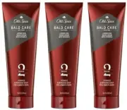 (3 Ct) Old Spice Men's Bald Care System STEP 2 Shave Cream Vitamin E - 10.9 oz
