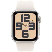 Apple Watch SE 40mm Starlight Aluminium Case GPS Sport Band (M/L) [2024]