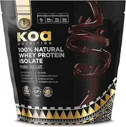 KOA WARRIOR Whey Protein Isolate | Performance Driven, Pure Protein Isolate with BCAAs and No Artificial Flavors or Sweeteners - Chocolate - 6lb Bag