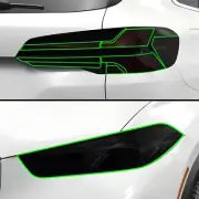 Fits BMW X5 2024+ Tail Head Light Precut Smoked PPF Tint Headlight Film (for: BMW)