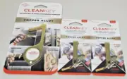 KEY|SMART CleanKey Copper Alloy Anti-Microbial Keychain Device~NEW FREE SHIPPING