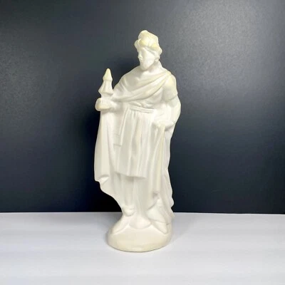 10” Wiseman Nativity Figurine Large Atlantic Mold Ceramic Bisque Ready To Paint