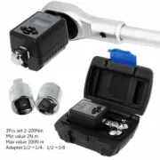 Digital Display Torque Wrench Adapter 1/2" Drive 1/4" 3/8" Adaptors 2-200Nm