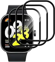 [3 Pack] Screen Protector for Xiaomi Redmi Watch 4 Tempered Glass, Electro-weideworld Anti-Scratch High Definition Screen Protector for Xiaomi Redmi Watch 4