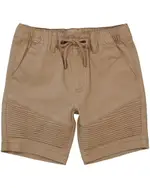 Toddler Boys Twill Moto Short