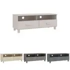 TV Cabinet "HAMAR" Solid Wood Pine Entertainment Stand Multi Colours vidaXL