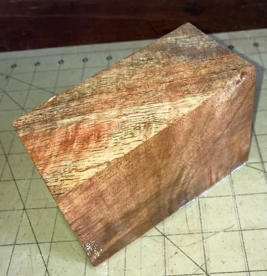One Hawaiian Mild Curl Mango Block~ 5 1/8" x 3 2/3" x 2 1/2" ~ (#370)