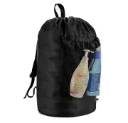 Mochila extra grande para lavandería con correas ajustables para los hombros