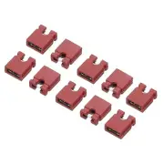 2.54mm Jumper Caps Shunts Short Circuit Connection Pin Blocks Red 100pcs