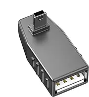 USB U Disk Adapter - Small Female Socket Car Charger Converter,Auto Vehicle Adapter Powerful Automobile Charger Plug for Media Players Digital Cameras