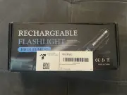 Flashlights High Lumens, 990000 Lumens LED Flashlight Rechargeable, 5 Modes, Adj