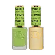 DND DIVA - #280 Salsa Verde - Nail Gel & Lacquer Polish Duo 15ml