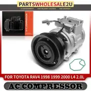 AC Compressor with Clutch for Toyota RAV4 1998-2000 2.0L with 10PA15L Compressor (for: Toyota)
