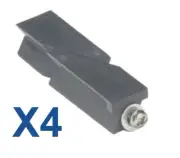 X4 Connection Piece Z013 Block Dovetail Mini Lathe Drilling DIY Machine Zhouyu