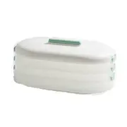 3 Layer Refrigerator Dumplings Container Plastic Egg Holder Stackable Food Fresh Storage Box with Lid