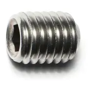 1/2"-13 x 5/8" 18-8 Stainless Hex Socket Headless Set Screws (6 pcs.)