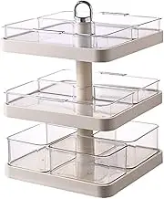Rotating Snack Serving Tray - Elegant 360° Tray for Snacks and Appetizers | Divided Compartments for Nuts, Candies, Fruits, Great for Entertaining, Dining, Tabletop Decoration