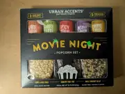 MOVIE NIGHT Popcorn Kernels and Popcorn Seasoning Variety Pack (Set of 8) - 3...