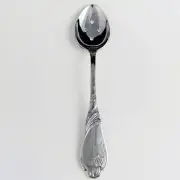 TULIP by Bouillet Bourdelle PIERCED TABLE SPOON 10.2" made France NEW NEVER USED