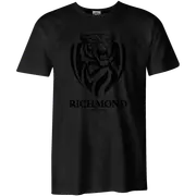 Richmond Tigers Mens Stealth Black Tee