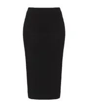Pinko Elasticated Waist Rear Slit Midi Pencil Skirt IT40,IT44,IT42,IT38,IT46 Black