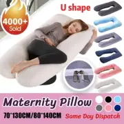 U Shape Maternity Pregnancy Pillow Nursing Sleeping For Body Feeding Support