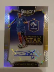 2016 SELECT SOCCER ANTHONY MARTIAL AUTO 3/60 3D CARD