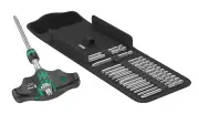 Wera Ratcheting T-Handle 17pc Set Imperial, 05057473001, Free Shipping