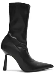 Gia Borghini Bathelise 100 Leather Ankle Boots - Black - 36 (IT36 / UK3) 36 (IT36 / UK3)