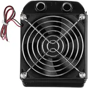 Water Cooling Computer Radiator, 90mm 8 Tubes Heat Exchanger Fan Faster Heat Dissipation Water Cooling Radiator Fan, for Variable Frequency Drive